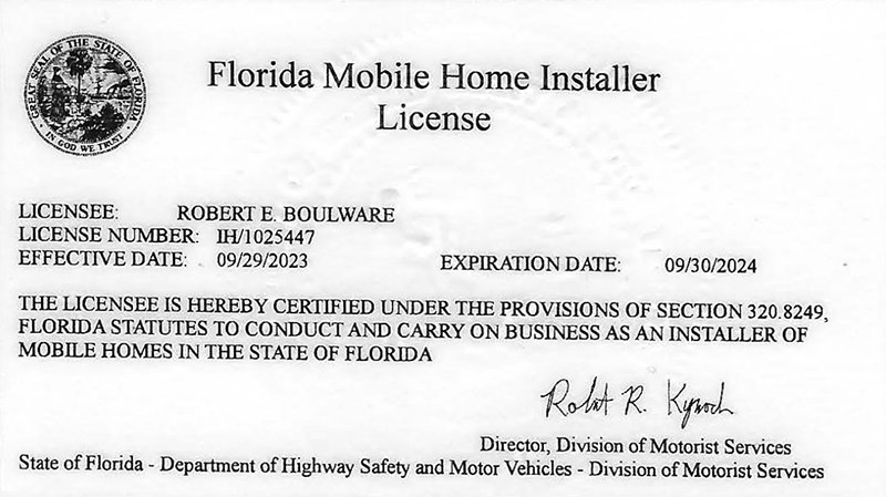 Rob's License
